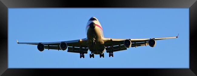 Boeing 747, the Queen Framed Print by Allan Durward Photography