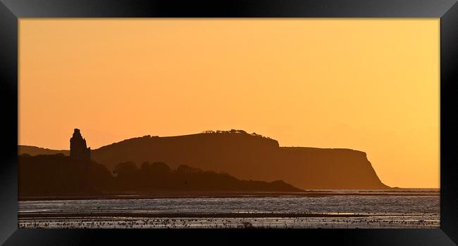 Greenan Castle and Heads of Ayr Framed Print by Allan Durward Photography