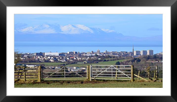 Gateway to  Burns country, Ayr Scotland Framed Mounted Print by Allan Durward Photography