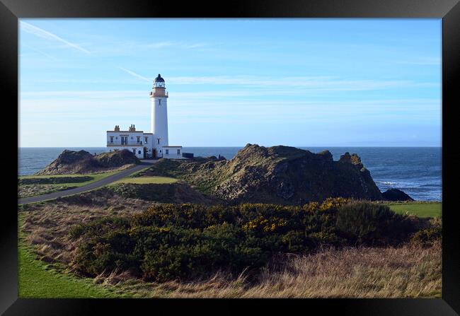 Turnberry lighthouse, South Ayrshire, Scotland Framed Print by Allan Durward Photography