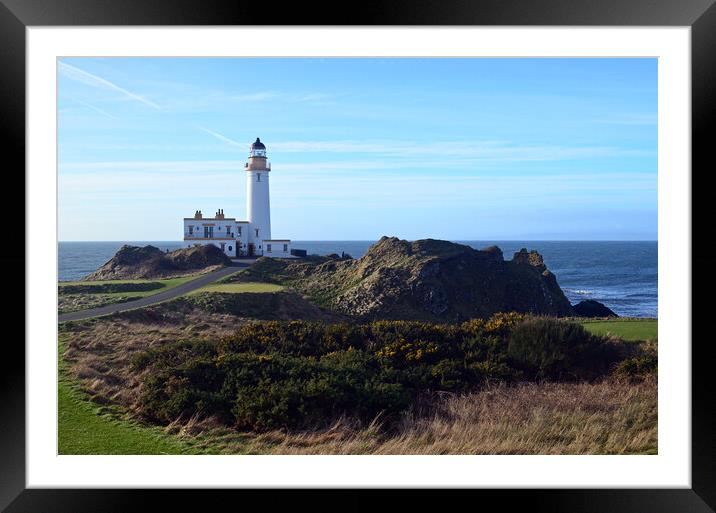 Turnberry lighthouse, South Ayrshire, Scotland Framed Mounted Print by Allan Durward Photography
