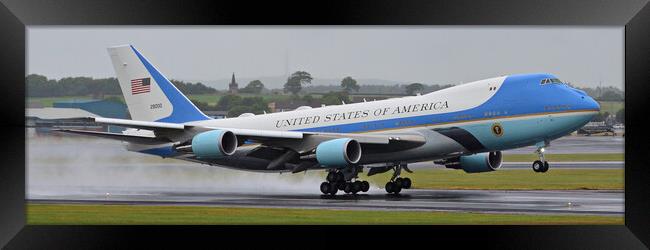 Air Force One Framed Print by Allan Durward Photography