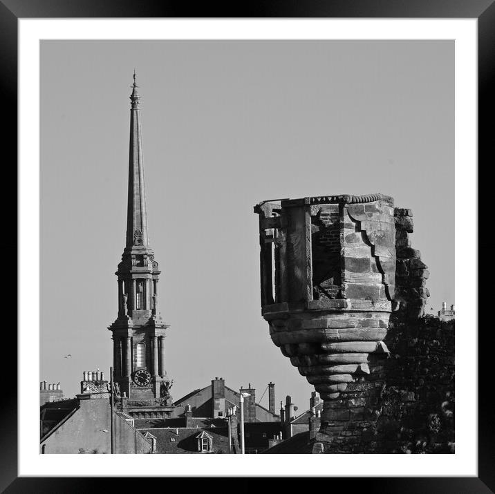 Ayr architecture B/W Framed Mounted Print by Allan Durward Photography