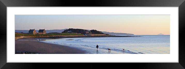 Prestwick beach Framed Mounted Print by Allan Durward Photography