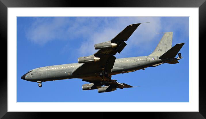 Boeing 707 Re`em Israeli Air Force Framed Mounted Print by Allan Durward Photography