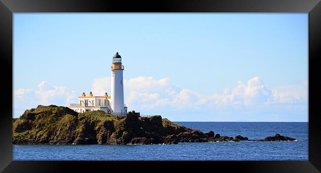 Lighthouse at Turnberry Ayrshire, SW Scotland Framed Print by Allan Durward Photography