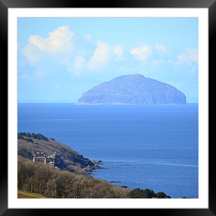 Scotland`s coastal beauty, Culzean, South Ayrshire Framed Mounted Print by Allan Durward Photography