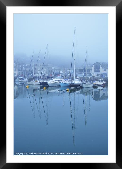 Padstow Summer Morning Calm. Framed Mounted Print by Neil Mottershead