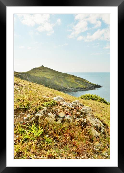 Rame Head, Cornwall. Framed Mounted Print by Neil Mottershead