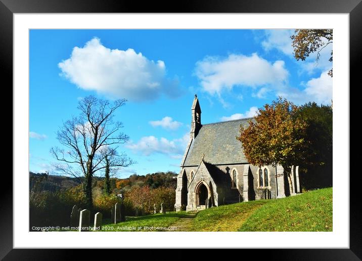 All Saint's Church, Herodsfoot, Cornwall. Framed Mounted Print by Neil Mottershead