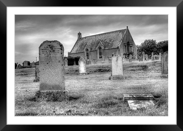 Church in a Mood Framed Mounted Print by Gavin Liddle