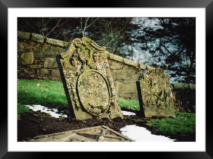 Gravestones  Framed Mounted Print by Gavin Liddle