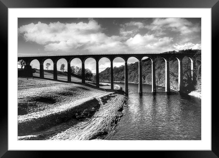 Leaderfoot Viaduct Framed Mounted Print by Gavin Liddle