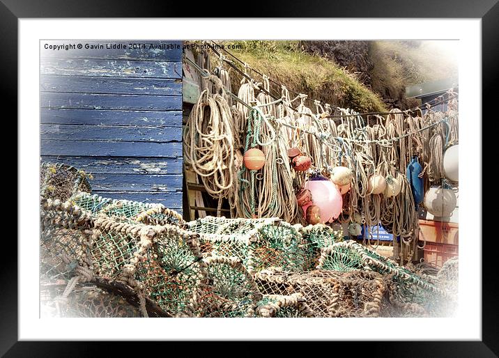  Fishermans Hut 2 Framed Mounted Print by Gavin Liddle