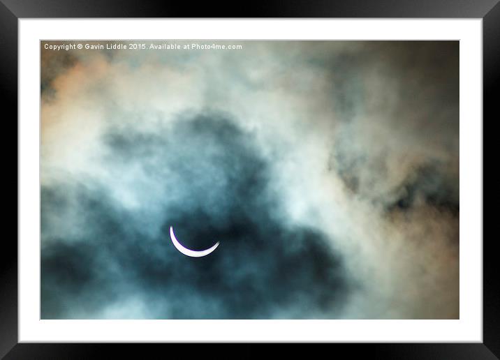  Solar Eclipse 2 Framed Mounted Print by Gavin Liddle