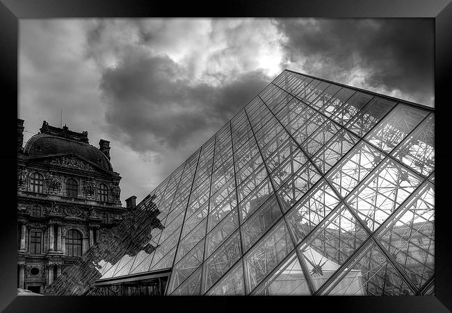  Musee Du Louvre, Paris Framed Print by Gavin Liddle