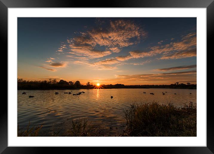  River Tweed at Sunset Framed Mounted Print by Gavin Liddle