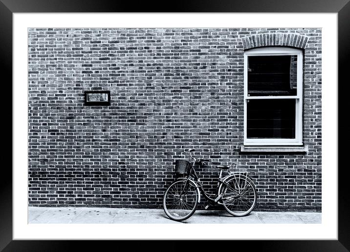 No Signs No Cycles Framed Mounted Print by Gavin Liddle