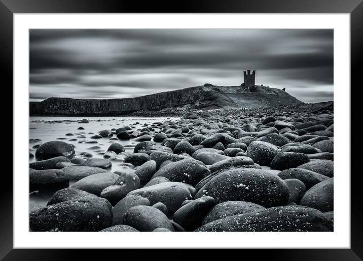 Dunstanburgh Castle, Northumberland Framed Mounted Print by Gavin Liddle