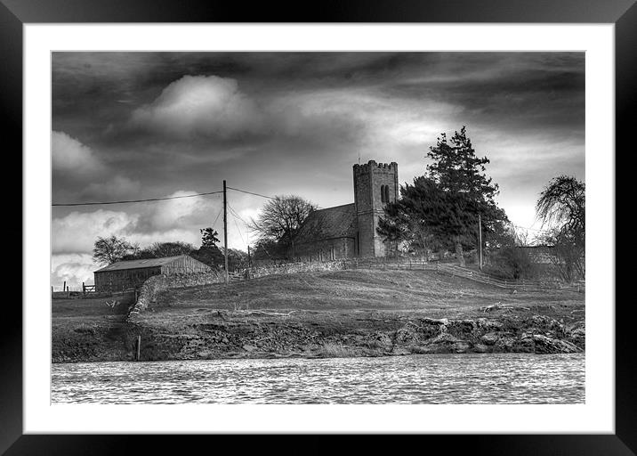 Carham Church Framed Mounted Print by Gavin Liddle