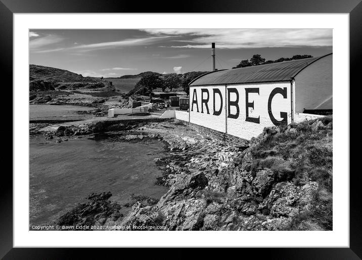 Ardbeg, Isle of Islay Framed Mounted Print by Gavin Liddle