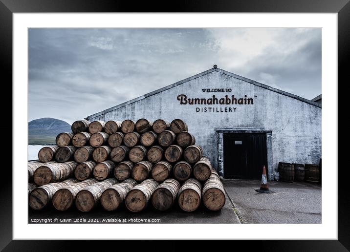 Bunnahabhain, Isle of Islay Framed Mounted Print by Gavin Liddle