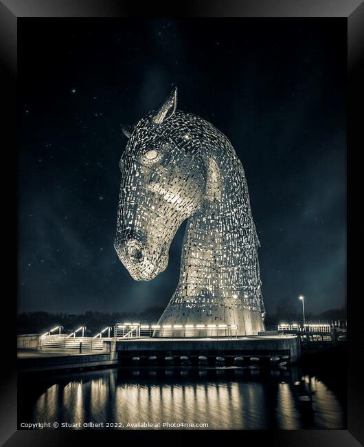 The Kelpies Framed Print by Stuart Gilbert