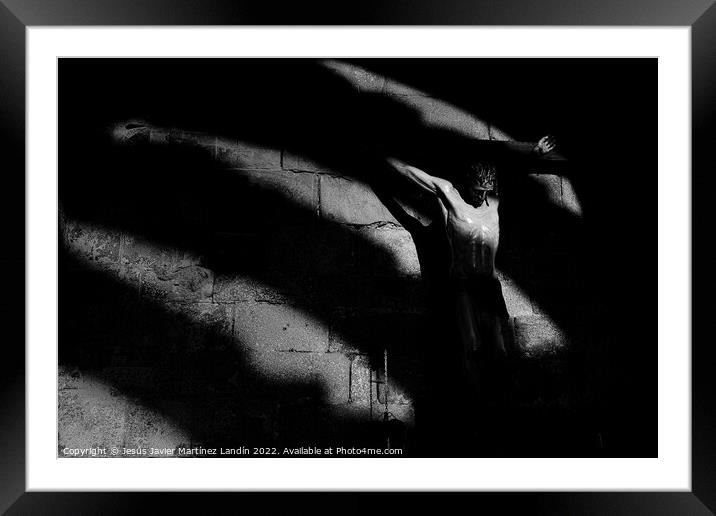 Shadows of Redemption Framed Mounted Print by Jesus Martínez