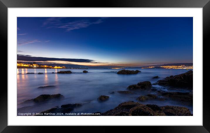 Aguete rocks Framed Mounted Print by Jesus Martínez