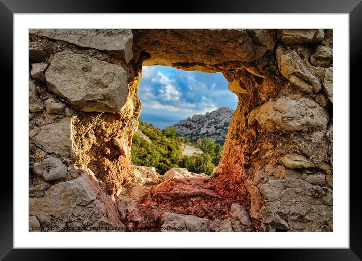 A Majestic Window to Sugiton Framed Mounted Print by Jesus Martínez