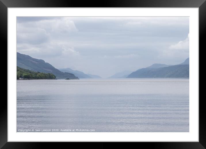 Loch Ness from Dores Framed Mounted Print by Jaxx Lawson