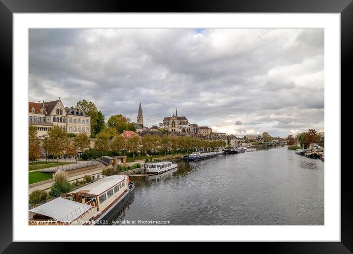Auxerre  Framed Mounted Print by Hannah Temple