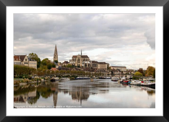 Auxerre Framed Mounted Print by Hannah Temple