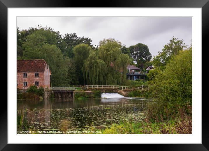 Sturminster Newton Mill Framed Mounted Print by Hannah Temple