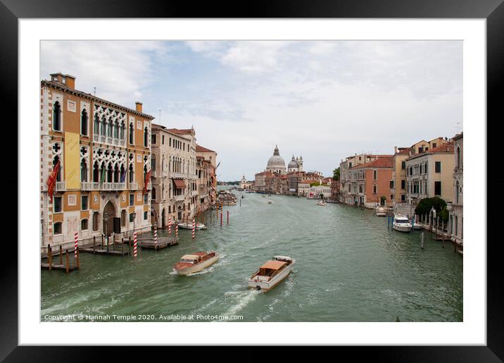 Venice Grand Canal Framed Mounted Print by Hannah Temple