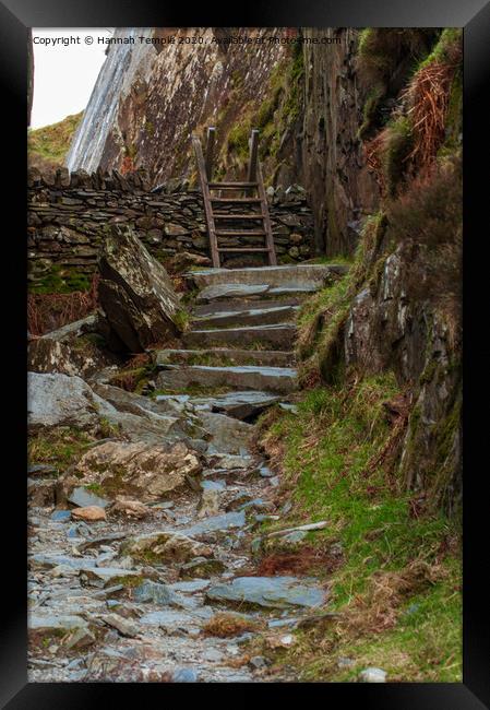 Snowdonia Stile Framed Print by Hannah Temple