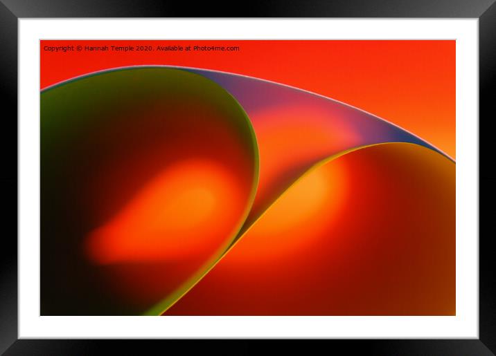 Abstract Paper Framed Mounted Print by Hannah Temple