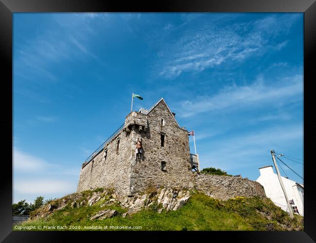 Pirate castle in Baltimore harbor, Ireland Framed Print by Frank Bach