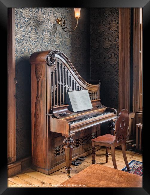 Upright piano in the  Countrylife museum in Castlebar county Mayo, Ireland Framed Print by Frank Bach