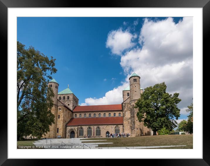 St. Michaelis church in Hildesheim, Germany Framed Mounted Print by Frank Bach