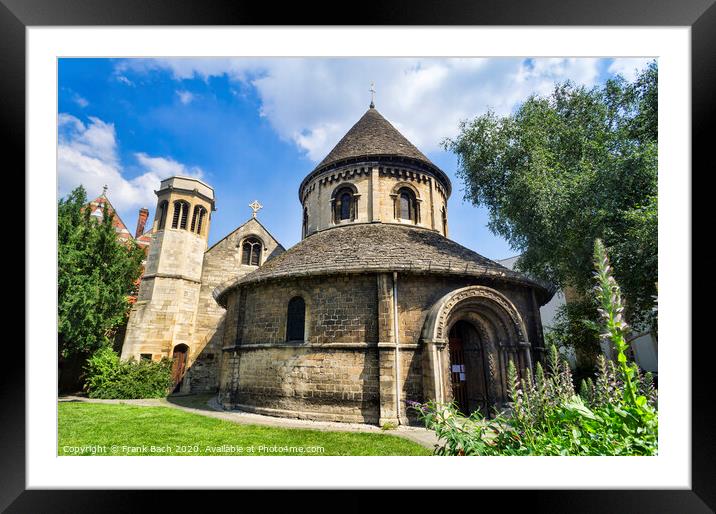 Round Church in Cambridge Framed Mounted Print by Frank Bach