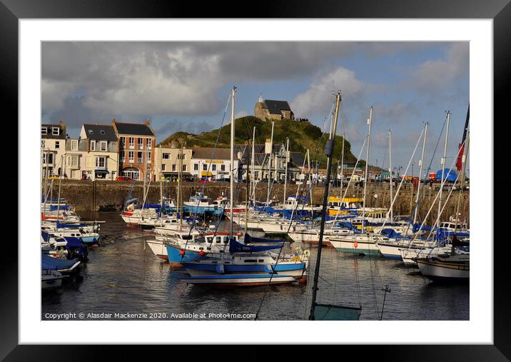 Ilfracombe, Inner Harbour at half tide. Framed Mounted Print by Alasdair Mackenzie