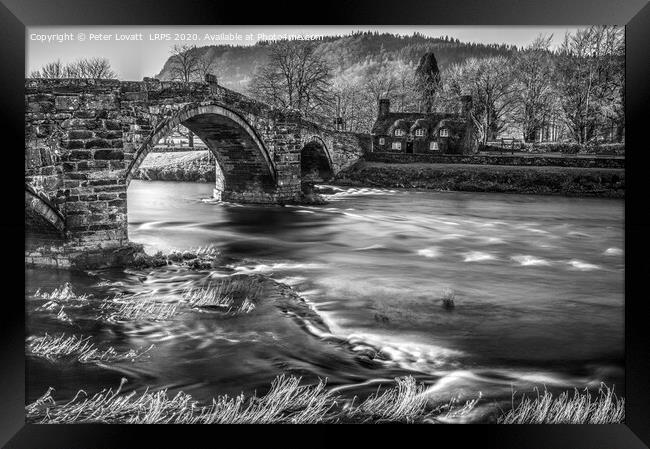 Pont Fawr, Llanrwst Framed Print by Peter Lovatt  LRPS