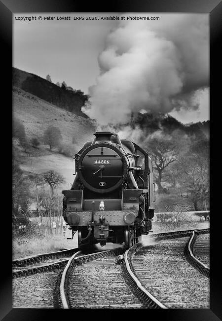 LMS Stanier Class 5 No. 44806 Framed Print by Peter Lovatt  LRPS