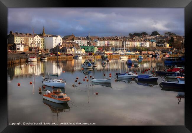 Caernarfon Harbour Framed Print by Peter Lovatt  LRPS