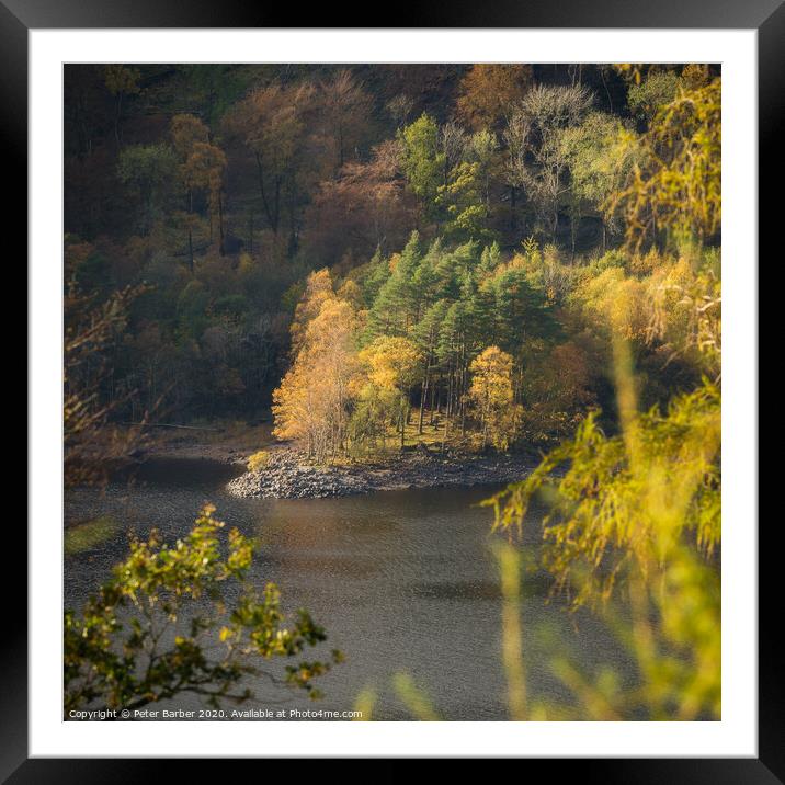 Autumn Glow Framed Mounted Print by Peter Barber