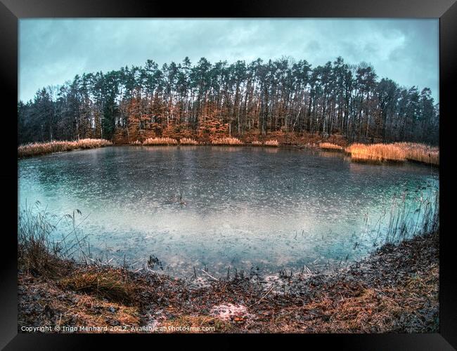 Rain at thre Herrnsee Framed Print by Ingo Menhard