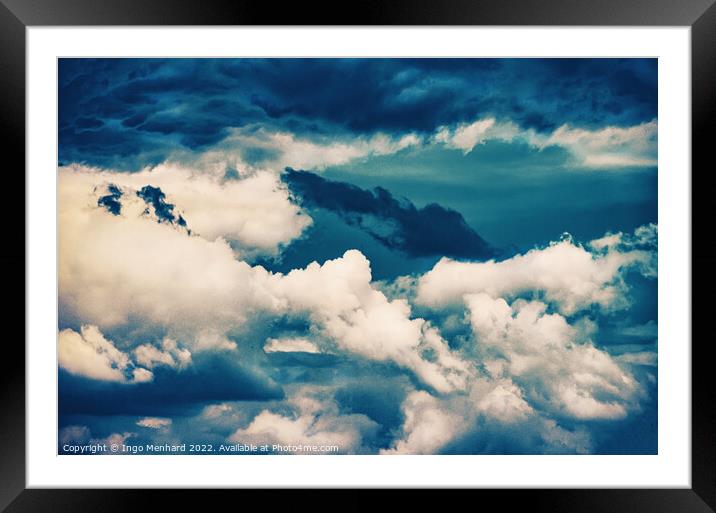 Sea of clouds Framed Mounted Print by Ingo Menhard