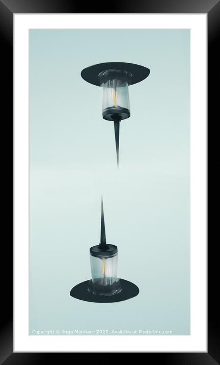 The spike lamp paradox Framed Mounted Print by Ingo Menhard