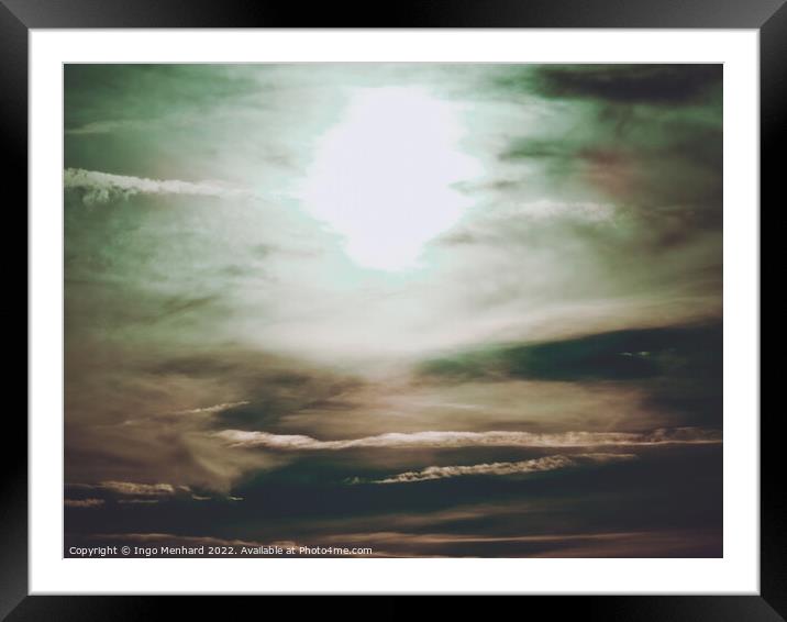 Endless sky Framed Mounted Print by Ingo Menhard
